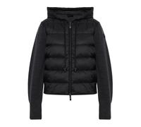Moncler - Cárdigan con frente acolchado - Knitwear - Mujer - Gris - S -