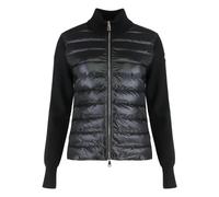 Moncler - Cárdigan con paneles acolchados - Jackets - Mujer - Negro - L -