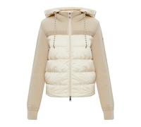 Moncler - Cárdigan con parte delantera acolchada - Knitwear - Mujer - Beige - M -