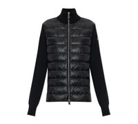 Moncler - Cárdigan de Lana Acolchado - Knitwear - Mujer - Negro - S -