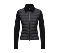 Moncler - Cárdigan de Lana con Cremallera y Acolchado - Knitwear - Mujer - Negro - M -