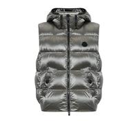 Moncler - Chaleco acolchado con capucha Fluidite - Jackets - Mujer - Gris - M -