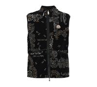 Moncler - Chaleco Teddy Reversible con Estampado Paisley - Jackets - Hombre - Negro - L -