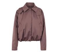 Moncler - Chaqueta Corta de Plumas Chevreuil Duchesse - Jackets - Mujer - Marrón - L -