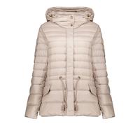 Moncler - Chaqueta Corta de Plumas con Capucha Raies - Jackets - Mujer - Beige - L -