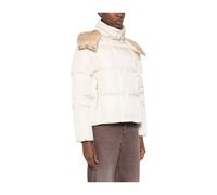 Moncler - Chaqueta Corta de Plumón Castlenew - Jackets - Mujer - Beige - M -