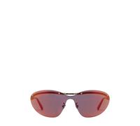 Moncler - Gafas de Sol Ovaladas sin Montura de Metal Pulido con Espejo - Accessories - Hombre - Naranja - ONE SIZE -