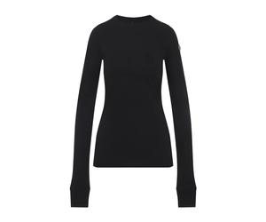 Moncler - Girder LS T-Shirt - Tops - Mujer - Negro - S -