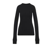 Moncler - Girder LS T-Shirt - Tops - Mujer - Negro - XS -
