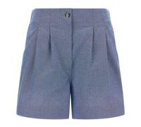 Moncler - Grenoble Chambray Shorts - Shorts - Mujer - Azul - S -