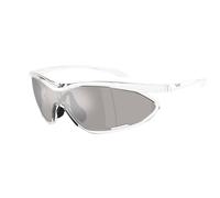 Moncler Hombre Moncler Q74013 64476G Gafas de sol Inyectado Transparente Gris Geométrico Espejo
