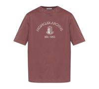 Moncler - Logo T-Shirt - Tops - Hombre - Rojo - 3XL -