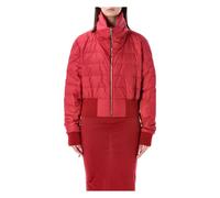 Moncler - Moncler + Rick Owens Cropped Jacket - Jackets - Mujer - Rojo - S -