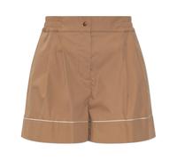 Moncler - Pantalones Cortos de Algodón con Bolsillos - Shorts - Mujer - Marrón - M -