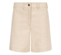 Moncler - Pantalones Cortos de Gabardina de Algodón - Shorts - Mujer - Beige - XS -