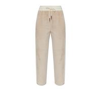 Moncler - Pantalones de chándal Teddy - Trousers - Mujer - Beige - M -