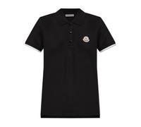 Moncler - Polo con logo - Tops - Mujer - Negro - S -