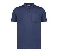 Moncler - Polo de Piqué de Algodón - Tops - Hombre - Azul - S -