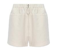 Moncler - Shorts Con Parche Del Logo - Shorts - Mujer - Beige - M -