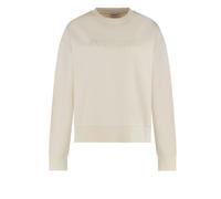 Moncler - Sudadera con capucha y logo bordado - Sweatshirts & Hoodies - Mujer - Beige - L -