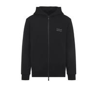 Moncler - Sudadera con Cremallera de Algodón - Sweatshirts & Hoodies - Hombre - Negro - S -