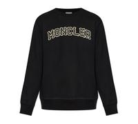 Moncler - Sudadera con logo bordado - Sweatshirts & Hoodies - Hombre - Negro - M -