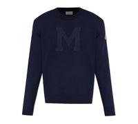 Moncler - Sudadera con logo - Sweatshirts & Hoodies - Hombre - Azul - XL -