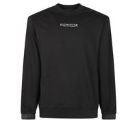 Moncler - Sudadera de Algodón con Logo - Sweatshirts & Hoodies - Mujer - Negro - S -