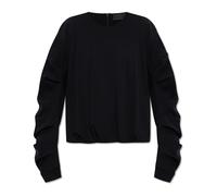 Moncler - Sudadera de algodón - Sweatshirts & Hoodies - Mujer - Negro - XS -