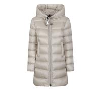 Moncler - Suyenne Midi Down Jacket - Coats - Mujer - Beige - M -