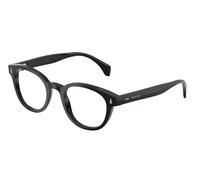 Moncler Unisex Moncler ME2020 3001 Monturas ópticas Acetato Negro Transparente Redonda Normal