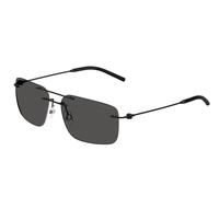 Moncler Unisex Moncler ME4003 DOPPLER 100187 Gafas de sol Acero Negro Gris Cuadrada Normal