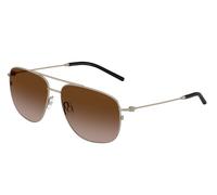 Moncler Unisex Moncler ME4004 ALUMNI 100313 Gafas de sol Acero Bronce Marrón Piloto Espejo