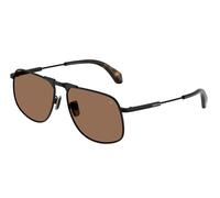 Moncler Unisex Sunglass ME4014 Vitessa - Color del Marco: Negro Mate, Color de la Lente: Marrón liso