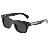 Moncler Unisex Moncler ME6004 CLARO 300187 Gafas de sol Acetato Negro Gris Cuadrada Normal