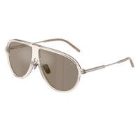 Moncler Unisex Moncler ME6009 GLYDE 30035A Gafas de sol Acetato Transparente Marrón Piloto Normal reflejado