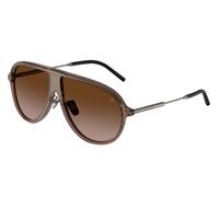 Moncler Unisex Moncler ME6009 GLYDE 301813 Gafas de sol Acetato Marrón Marrón Piloto Normal Matizado