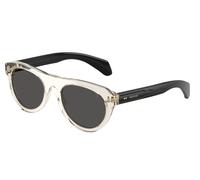 Moncler Unisex Moncler ME6022U SPLASH 300387 Gafas de sol Acetato Blanco Gris Redonda Normal