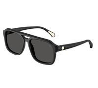 Moncler Unisex Moncler ME6024 VANTOS 300187 Gafas de sol Acetato Negro Gris Pillow Normal