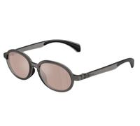 Moncler Unisex Sunglass ME8006 Caprice - Color del Marco: Gris Brillante, Color de la Lente: Rosa claro espejo plateado