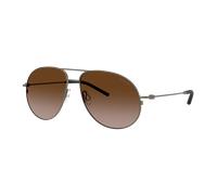 Moncler Unisex Sunglass ME4002 Flyze - Color del Marco: Matte Anthracite, Color de la Lente: Marrón claro y marrón oscuro degradado