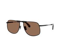 Moncler Unisex Sunglass ME4014 Vitessa - Color del Marco: Negro Mate, Color de la Lente: Marrón liso