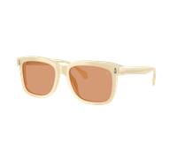 Moncler Unisex Sunglass ME6018 Valaire - Color del Marco: Shiny Opaline Vanilla, Color de la Lente: Solid Warm Brown
