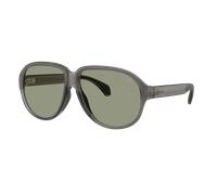 Moncler Unisex Sunglass ME8001 Halcyonne - Color del Marco: Gris Mate, Color de la Lente: Verde