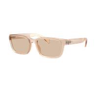 Moncler Unisex Sunglass ME8002 Slicka - Color del Marco: Blanquecino y rosa, Color de la Lente: Rosa