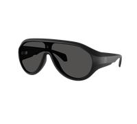 Moncler Unisex Sunglass ME8009U BOMBOLLE - Color del Marco: Negro Mate, Color de la Lente: Gris oscuro liso