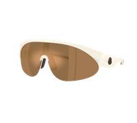 Moncler Unisex Sunglass ME8019U MYRR - Color del Marco: Opalino y blanco, Color de la Lente: Espejo bronce
