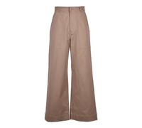 Moncler - Wide Trousers - Trousers - Hombre - Marrón - S -