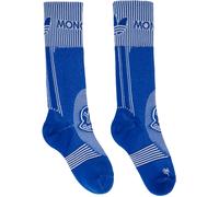 MONCLER X ADIDAS Originals Calcetines De Tenis Logo Rayas Deportivas Azul M