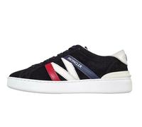 Moncler Zapatos de Piel y Piel Ante Hombre Monaco M M2923 Negro, Negro , 42 EU
